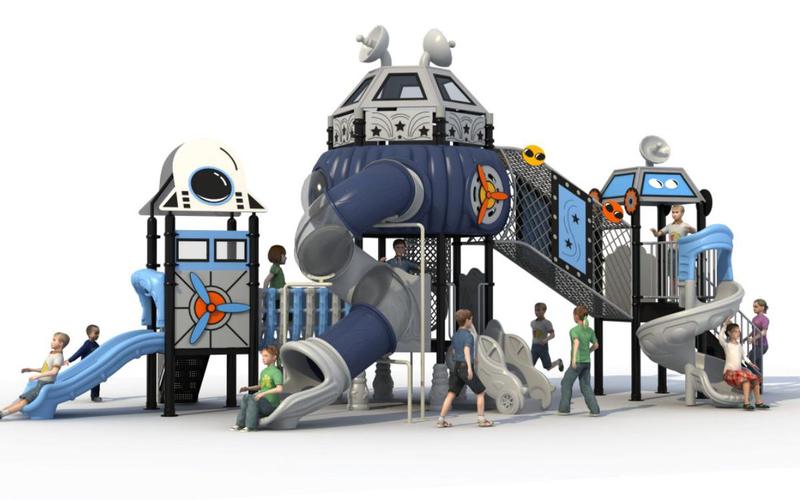 Outdoor  Playground Equipment Slide Set