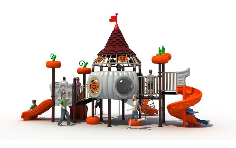Pumpkin-shaped Outdoor Playground