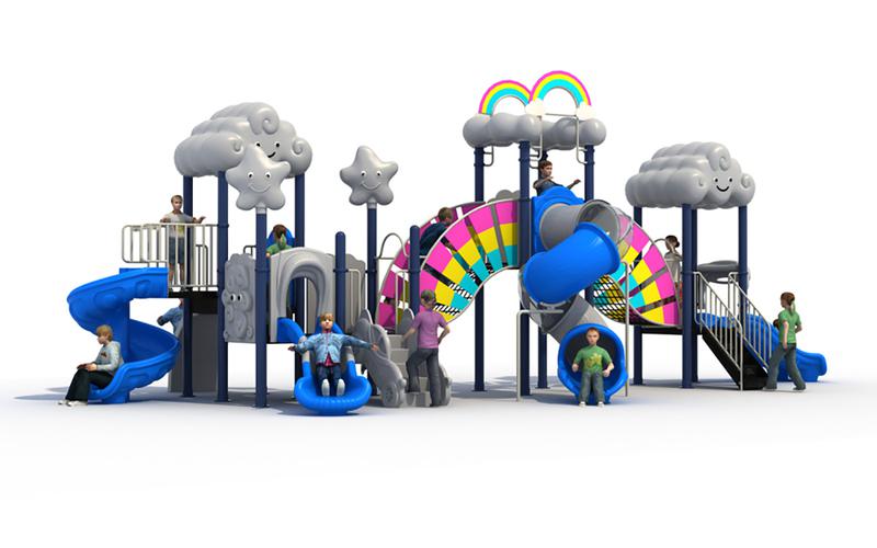 Clouds Rainbow Outdoor Playground