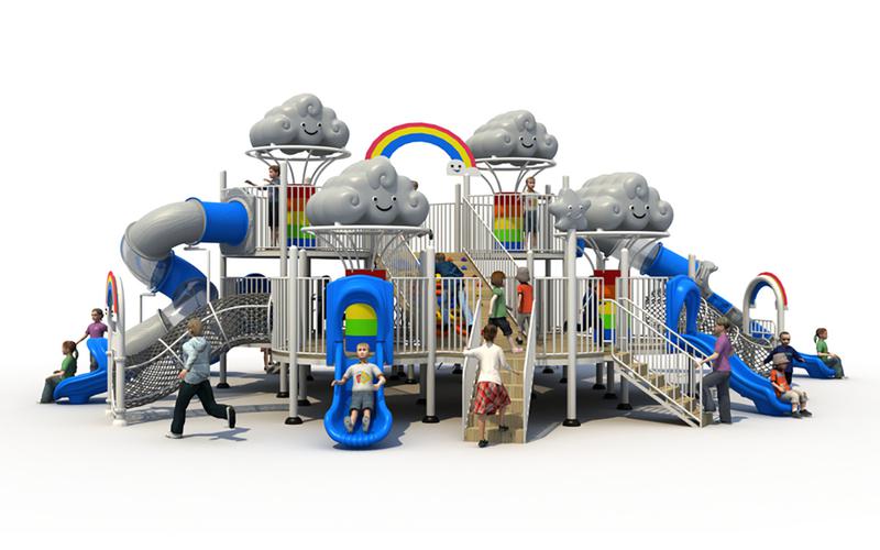 Clouds Rainbow Outdoor Playground