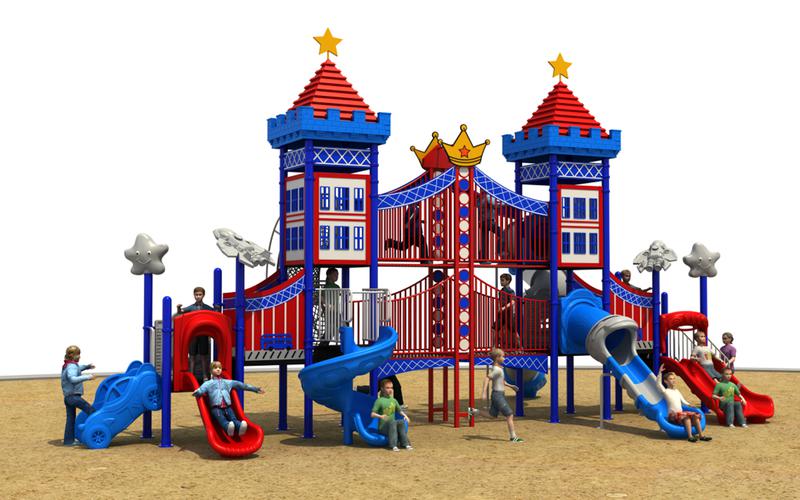 Stately Mysterious Castle Outdoor Playground Equipment