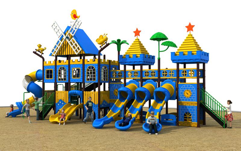 Stately Mysterious Castle Outdoor Playground Equipment