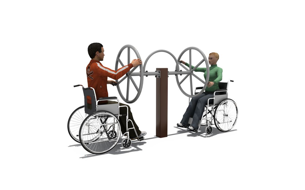Innovative Disabled Outdoor Fitness Apparatus for All