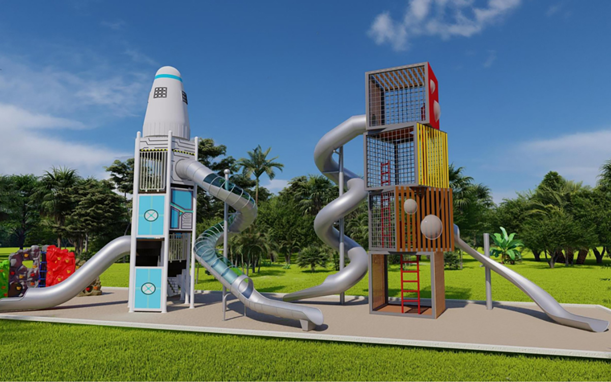 Soaring Rocket Customized Outdoor Playground