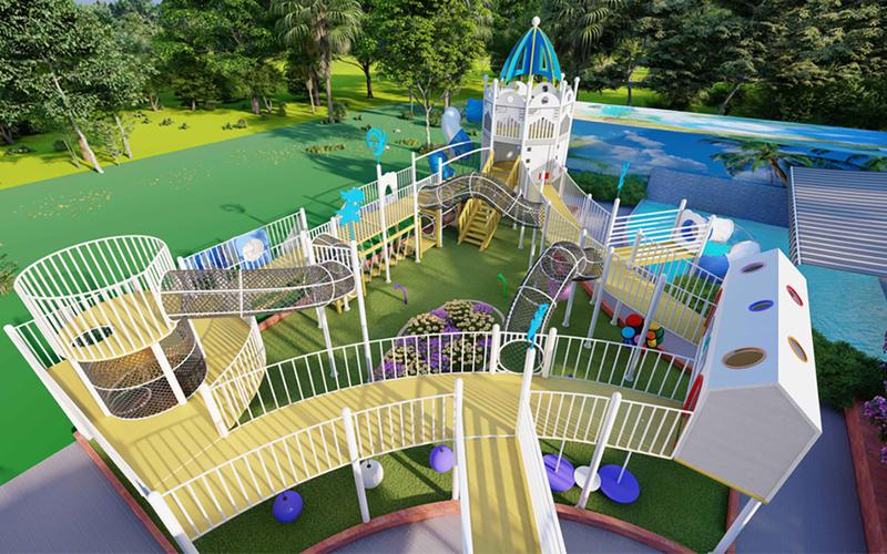 Customized Commercial Playground Equipment Jiqi Amusement Equipment